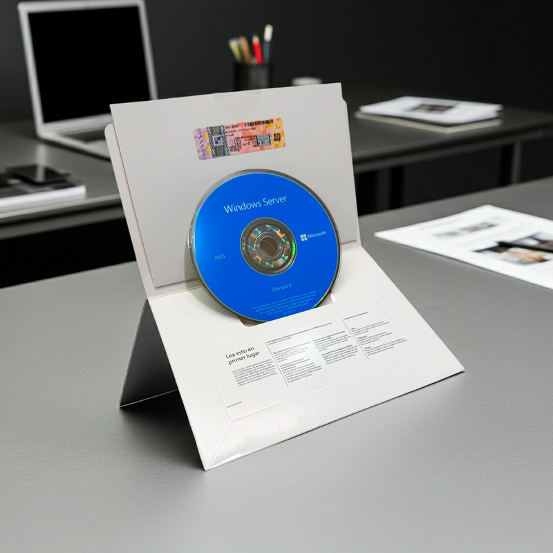 Microsoft Windows Server 2025 Standard 64 Bits 16 Cores Oem Dvd ESPAÑOL