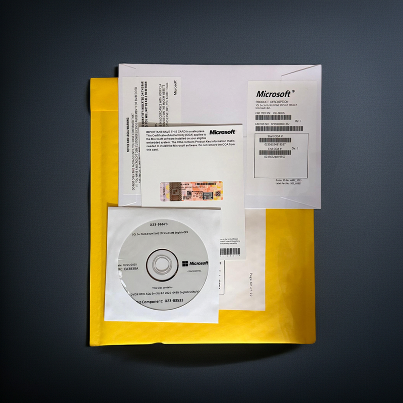 Microsoft SQL Server 2025 Standard