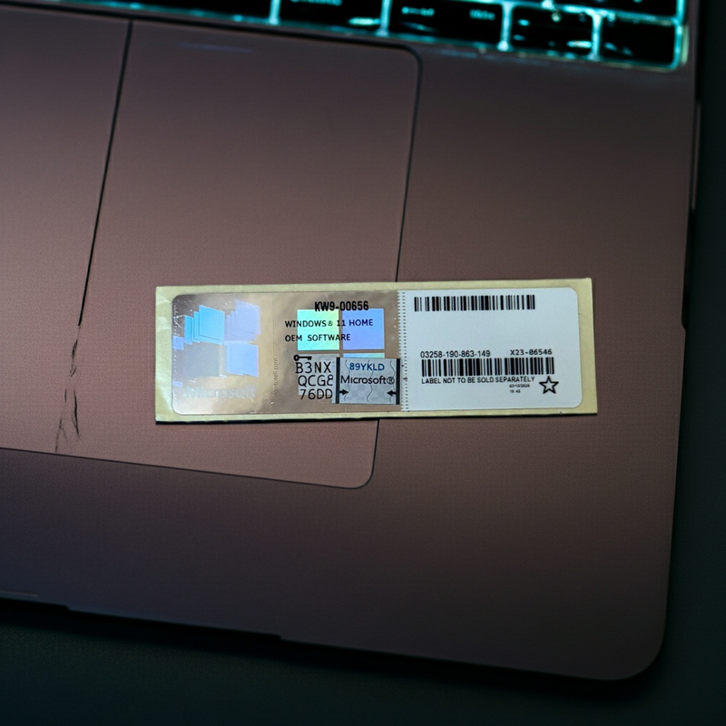 Lote 50xWindows 11 Home COA Stickers 32/64Bits - Multi Idioma