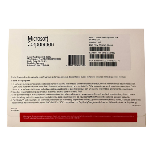 Chave de Licença e DVD de Instalação do Windows 11 Home | Ativação Genuína
